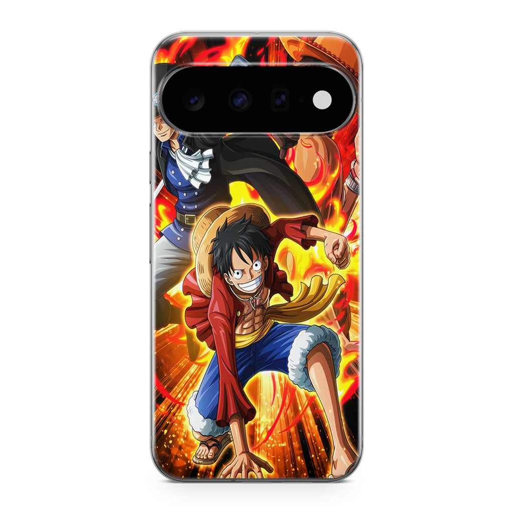 Ace Sabo Luffy Brotherhood Google Pixel 11 Case