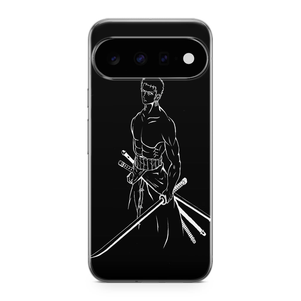 Roronoa Zoro Outlines Google Pixel 11 Case
