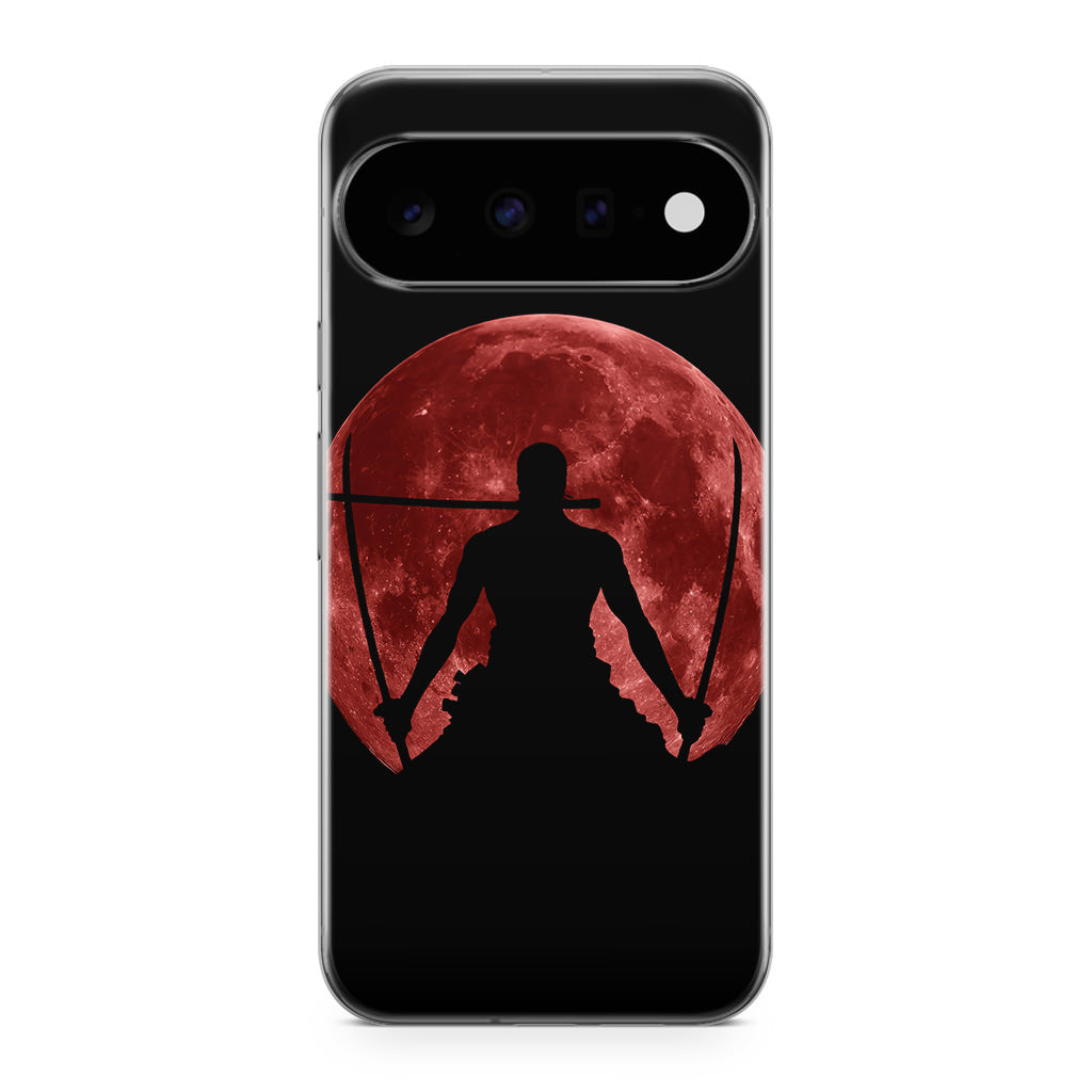 Silhouette Of Zoro In Santoryu Mode Google Pixel 11 Case