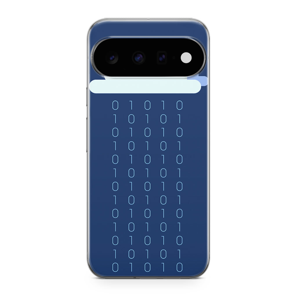 Abstract Binary Minimalist Google Pixel 11 Case