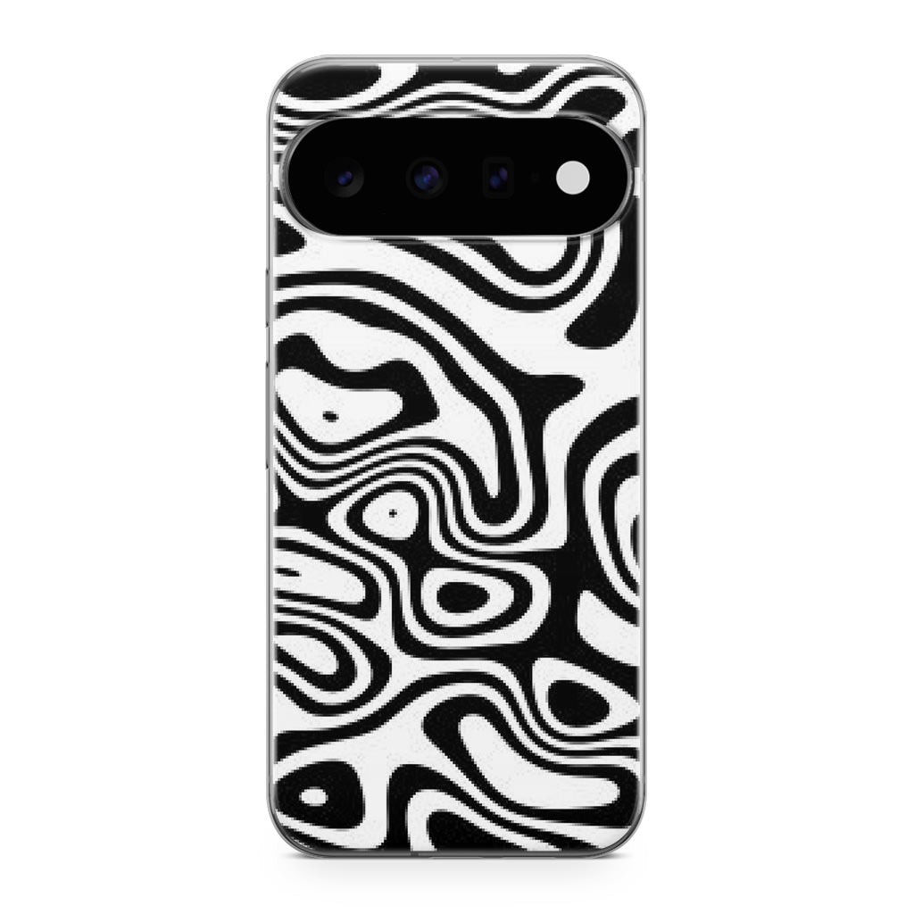 Abstract Black and White Background Google Pixel 11 Case
