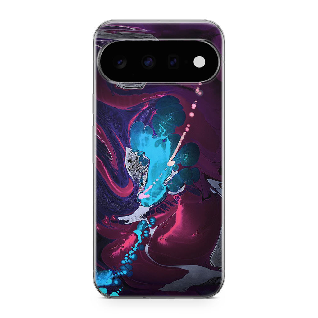 Abstract Purple Blue Art Google Pixel 11 Case