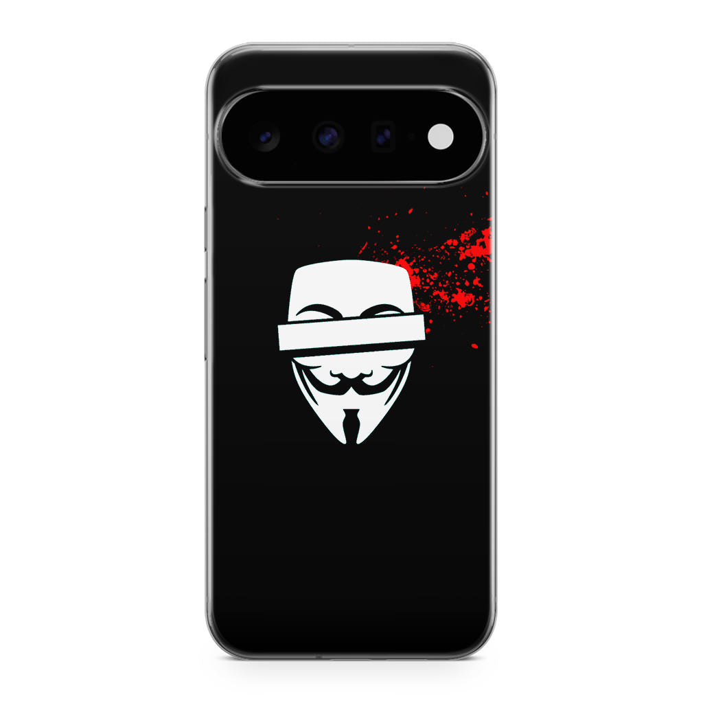 Anonymous Blood Splashes Google Pixel 11 Case