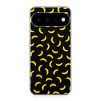 Bananas Fruit Pattern Black Google Pixel 11 Case