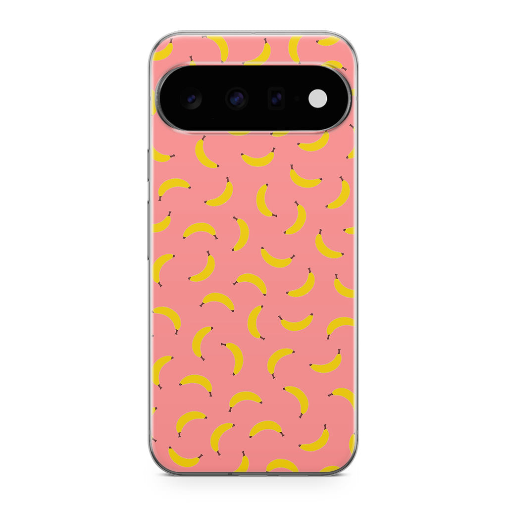Bananas Fruit Pattern Pink Google Pixel 11 Case