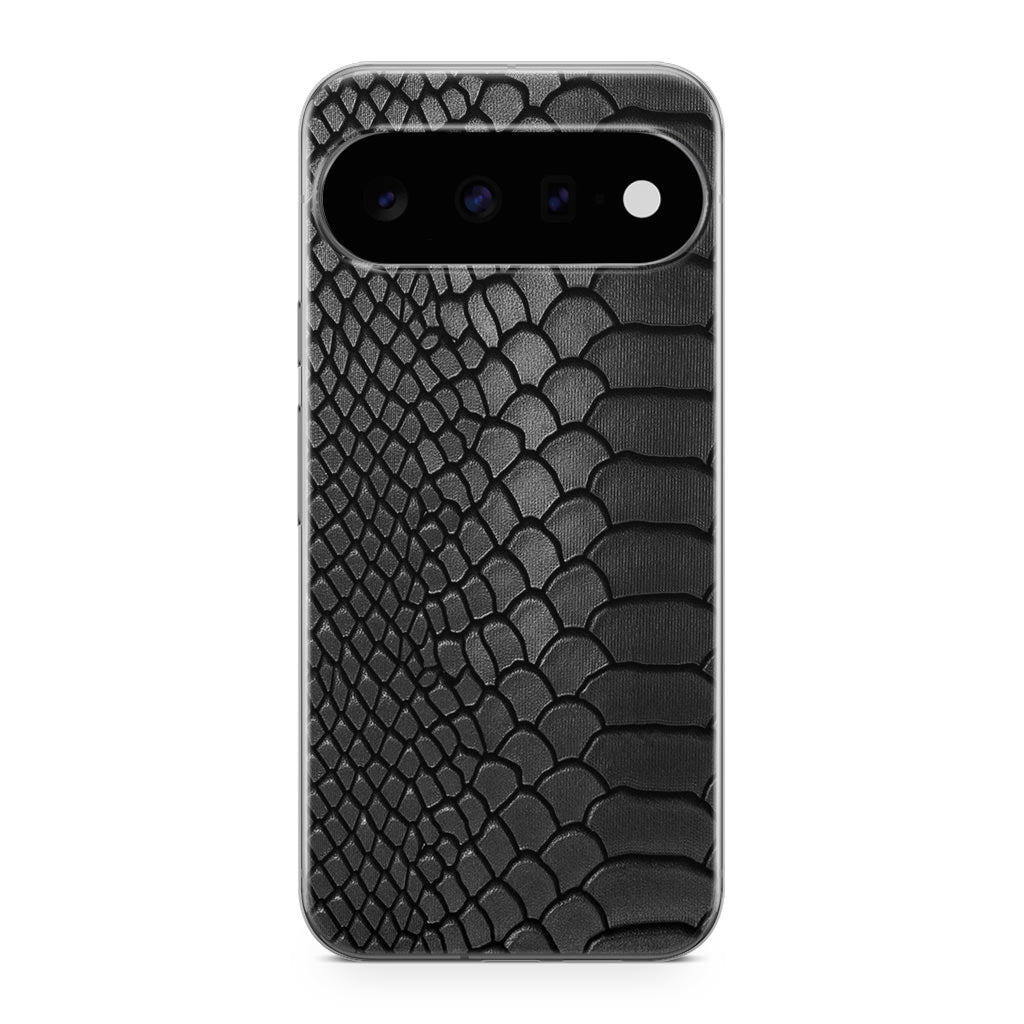 Black Snake Skin Texture Google Pixel 11 Case