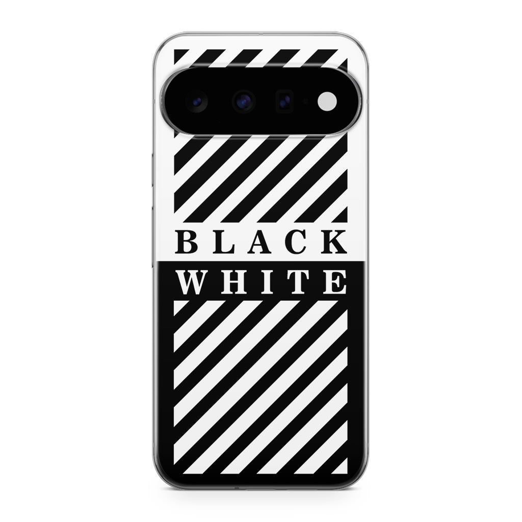Black White Stripes Google Pixel 11 Case
