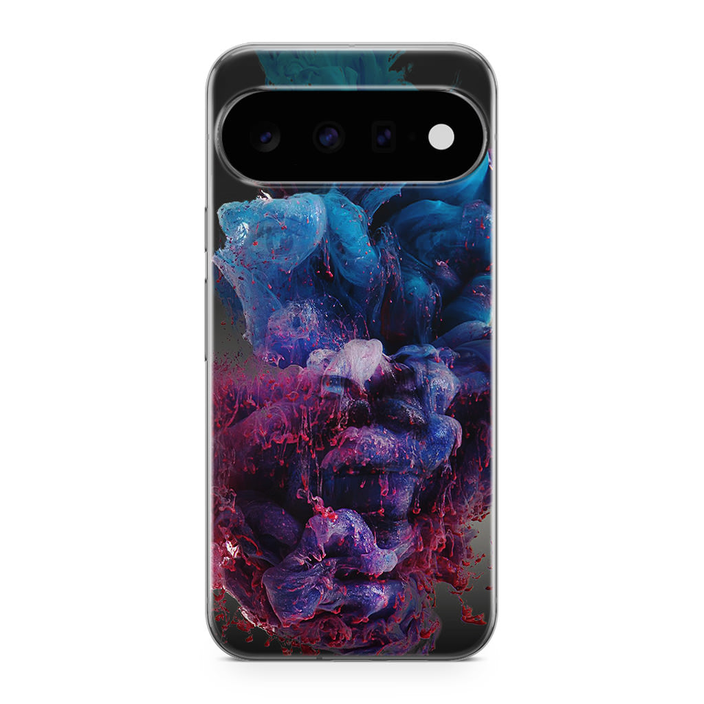 Colorful Dust Art on Black Google Pixel 11 Case