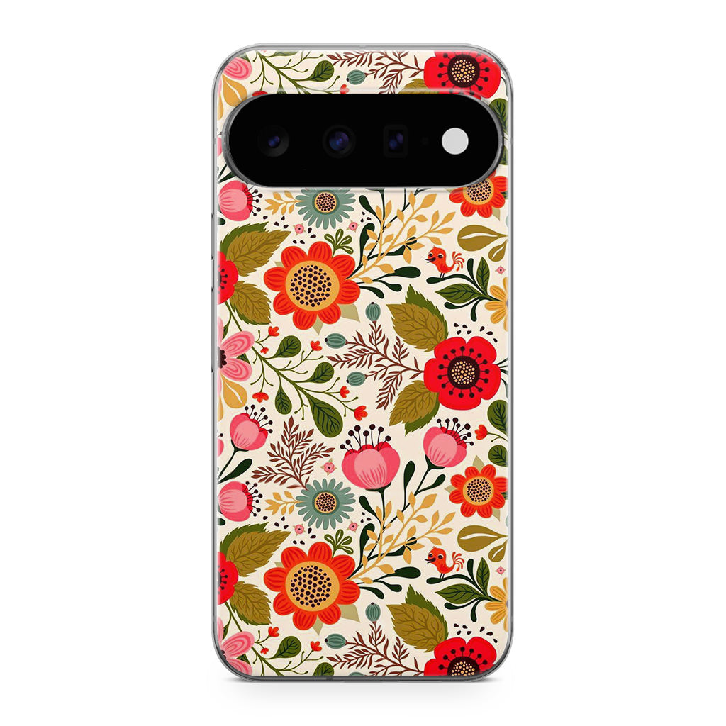 Hello Spring Pattern Google Pixel 11 Case