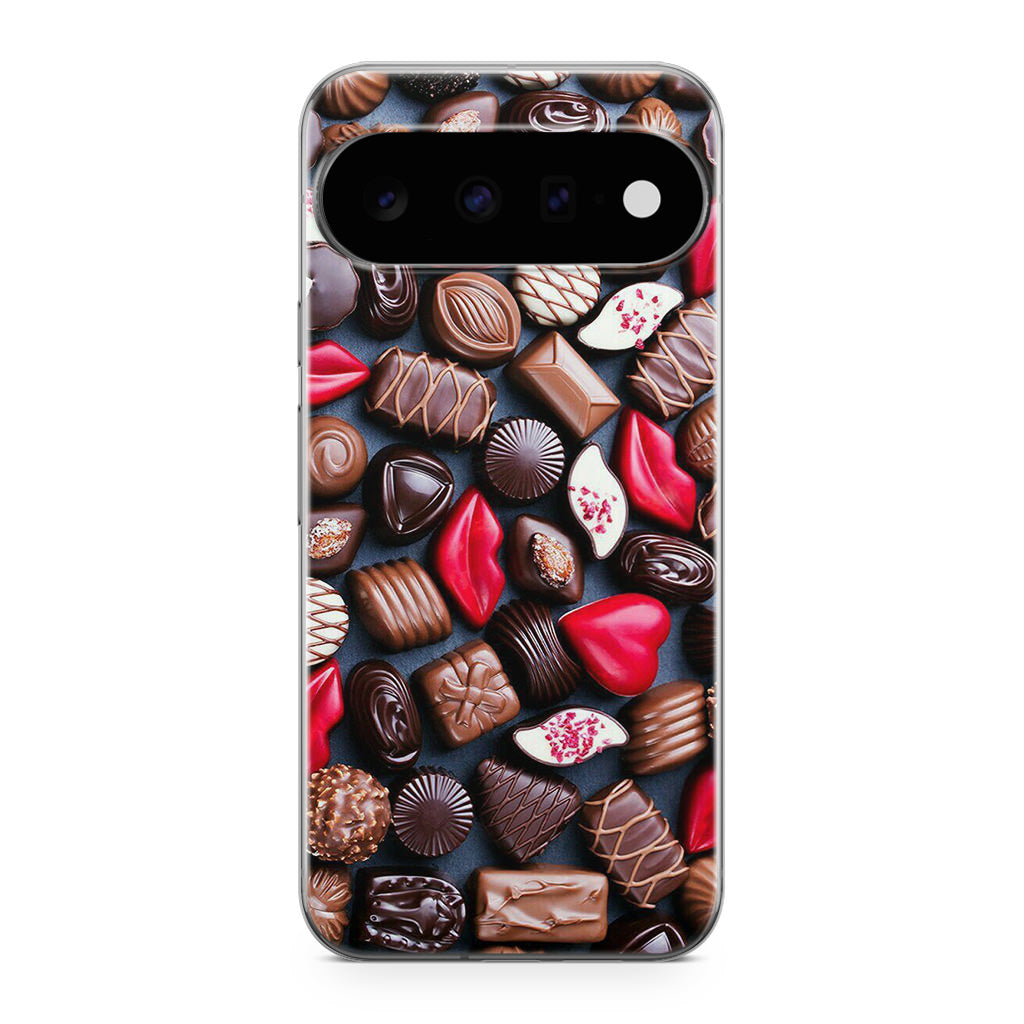 I Love Choco Pattern Google Pixel 11 Case