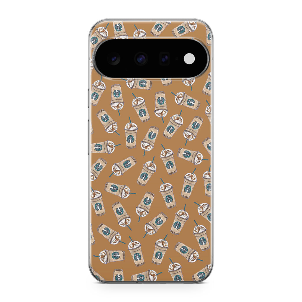 Iced Cappuccinos Lover Pattern Google Pixel 11 Case