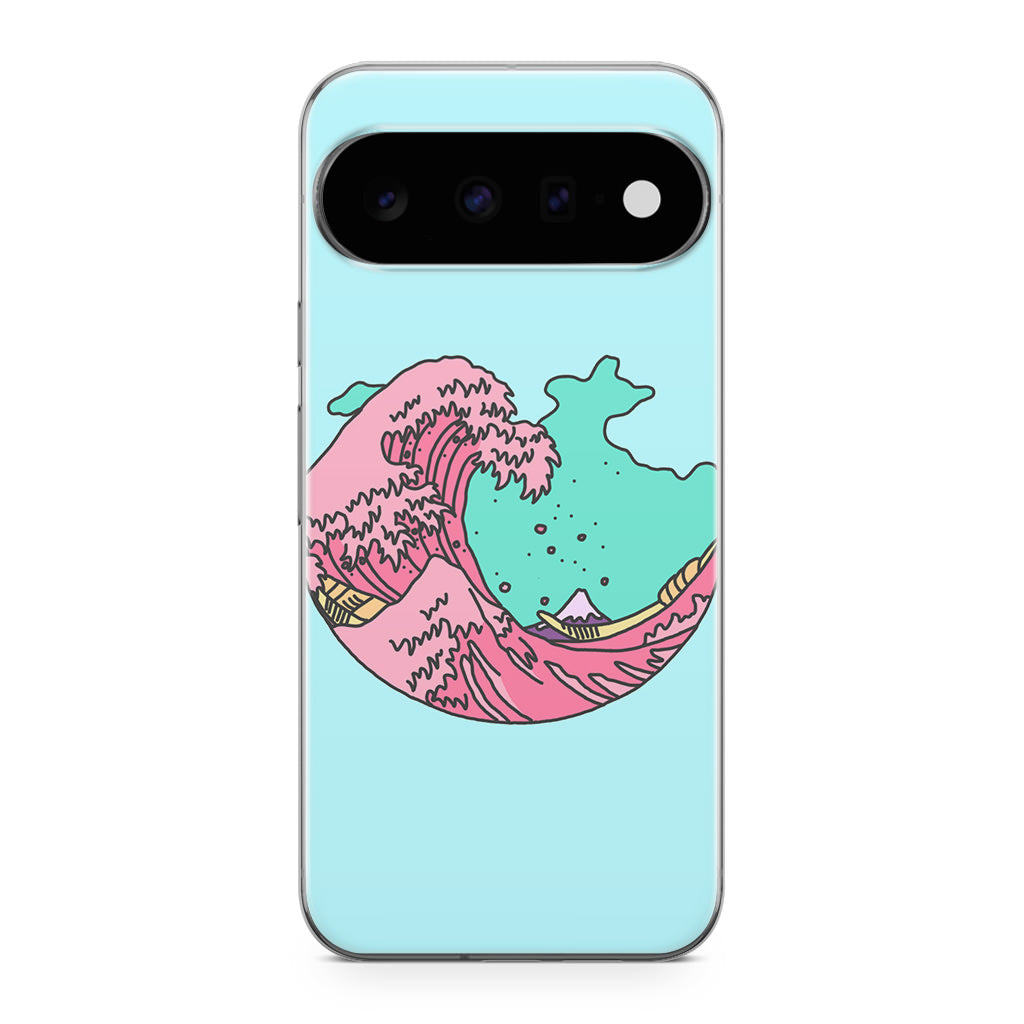 Japanese Pastel Wave Google Pixel 11 Case