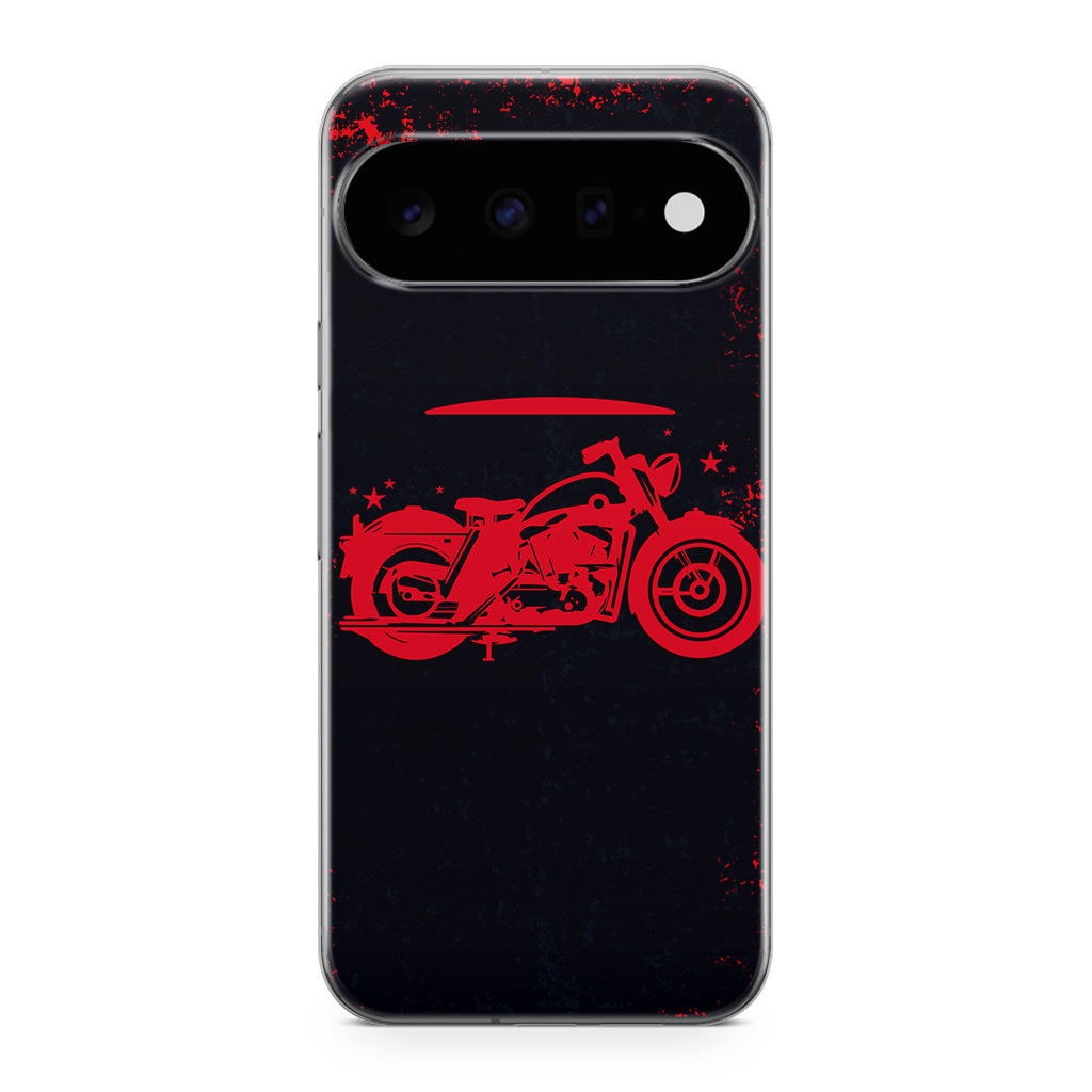 Motorcycle Red Art Google Pixel 11 Case
