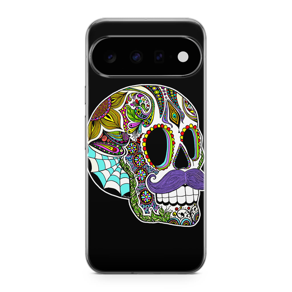 Mustache Sugar Skull Google Pixel 11 Case