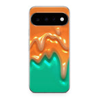 Orange Paint Dripping Google Pixel 11 Case