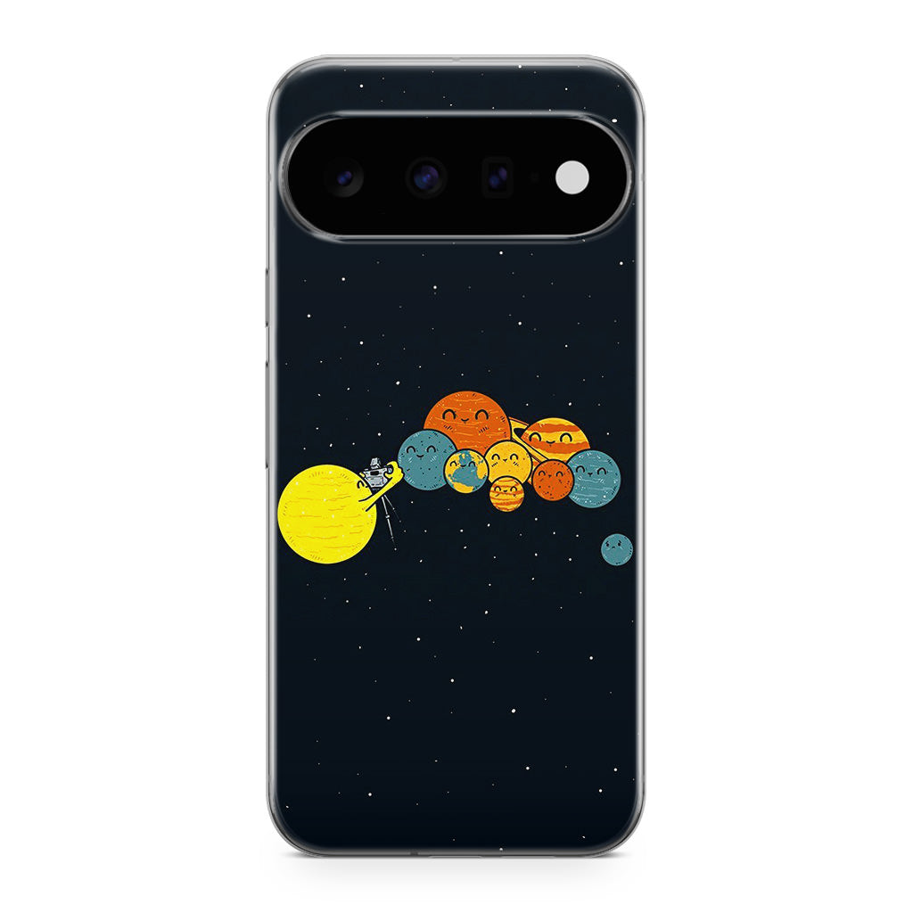 Planet Cute Illustration Google Pixel 11 Case