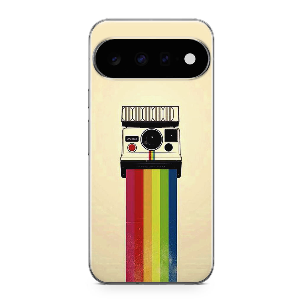 Polaroid Camera Colorful Rainbow Google Pixel 11 Case