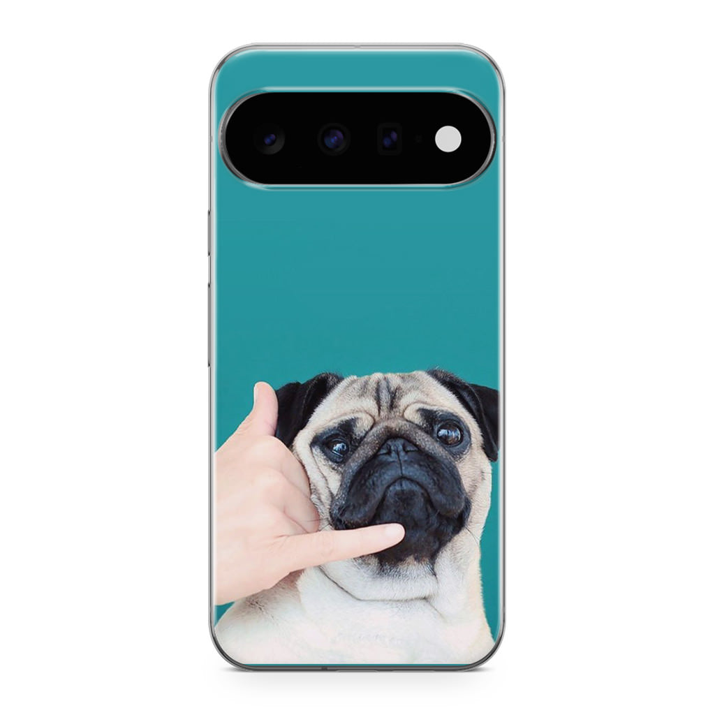 Pug is on the Phone Google Pixel 11 Case