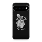 Skeleton Rides Scooter Google Pixel 11 Case