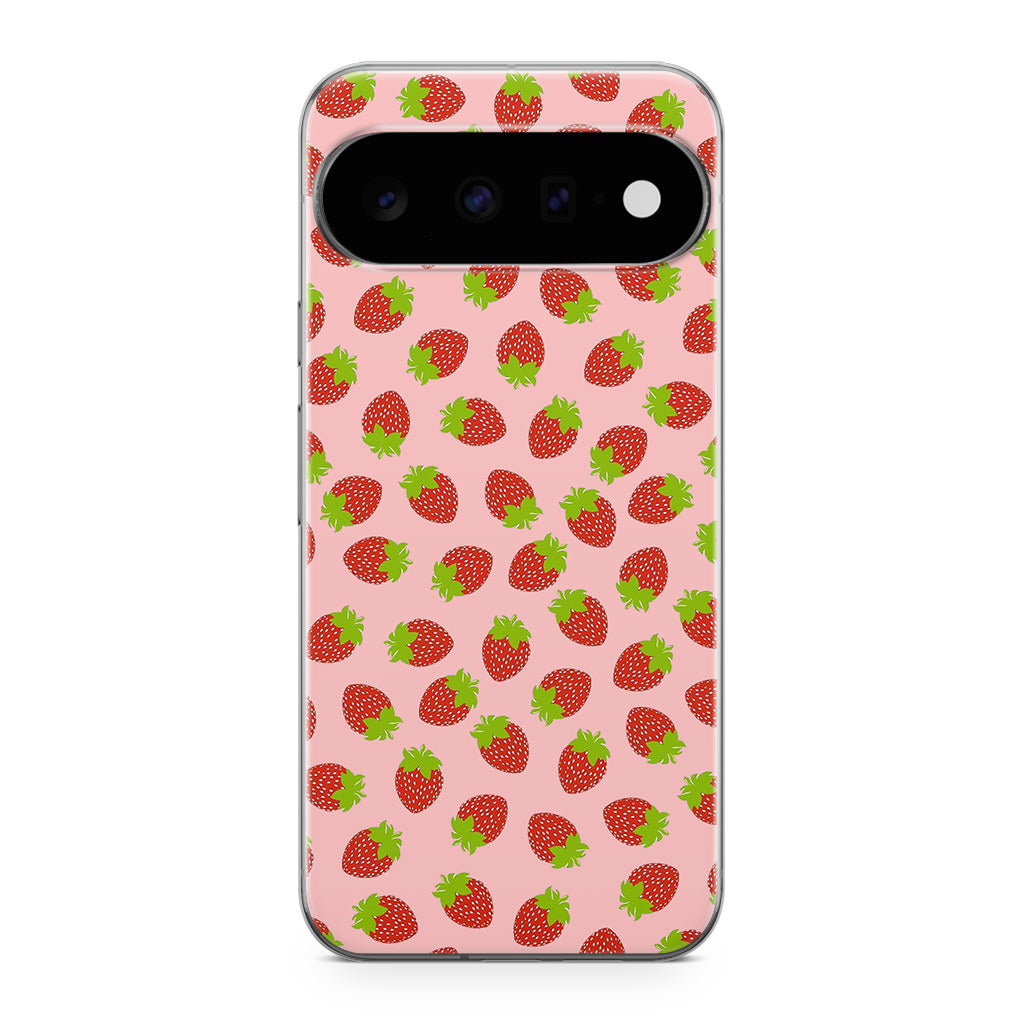 Strawberries Pattern Google Pixel 11 Case