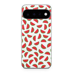 Watermelon Fruit Pattern White Google Pixel 11 Case