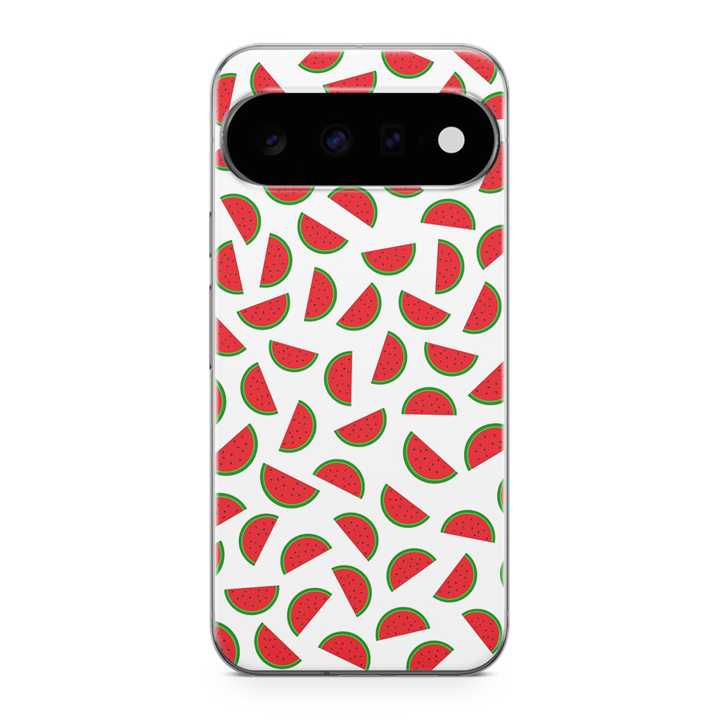 Watermelon Fruit Pattern White Google Pixel 11 Case
