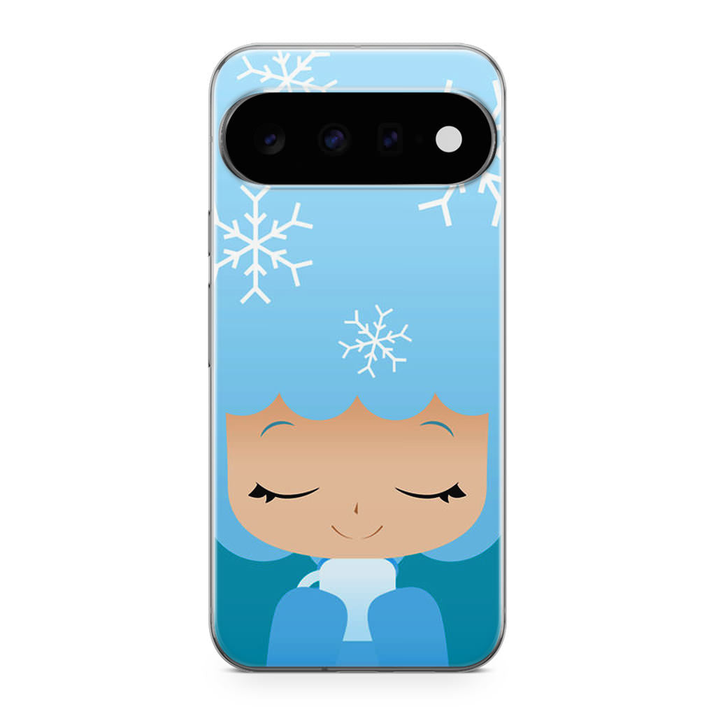 Winter Afro Girl Google Pixel 11 Case