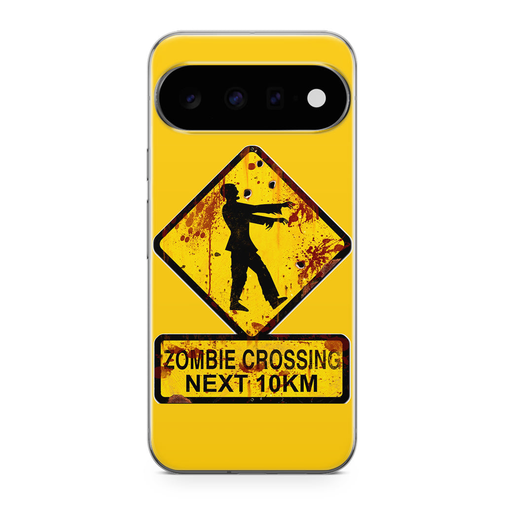 Zombie Crossing Sign Google Pixel 11 Case