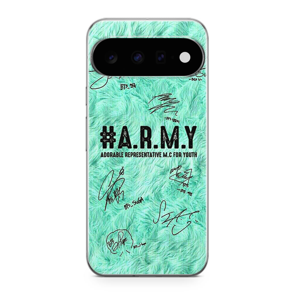 BTS Army Signature Google Pixel 11 Case