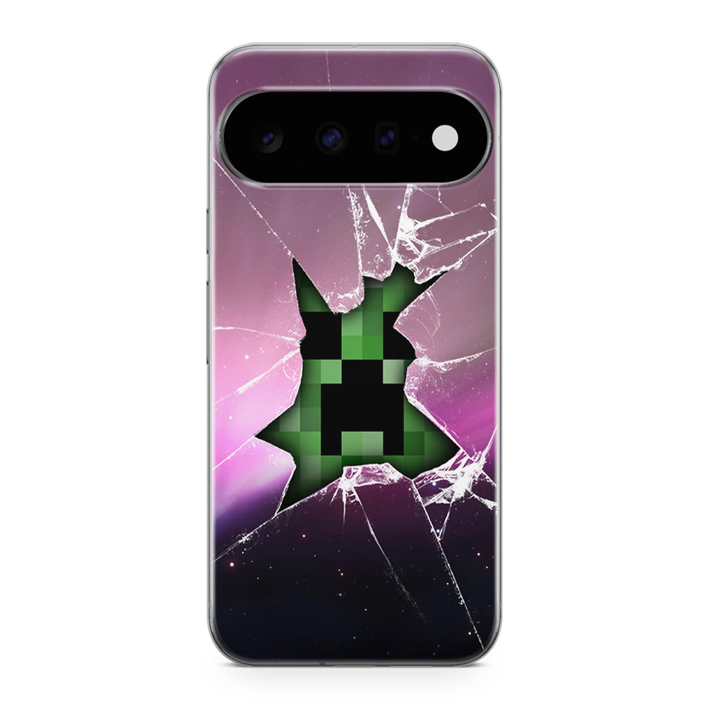 Creeper Glass Broken Violet Google Pixel 11 Case