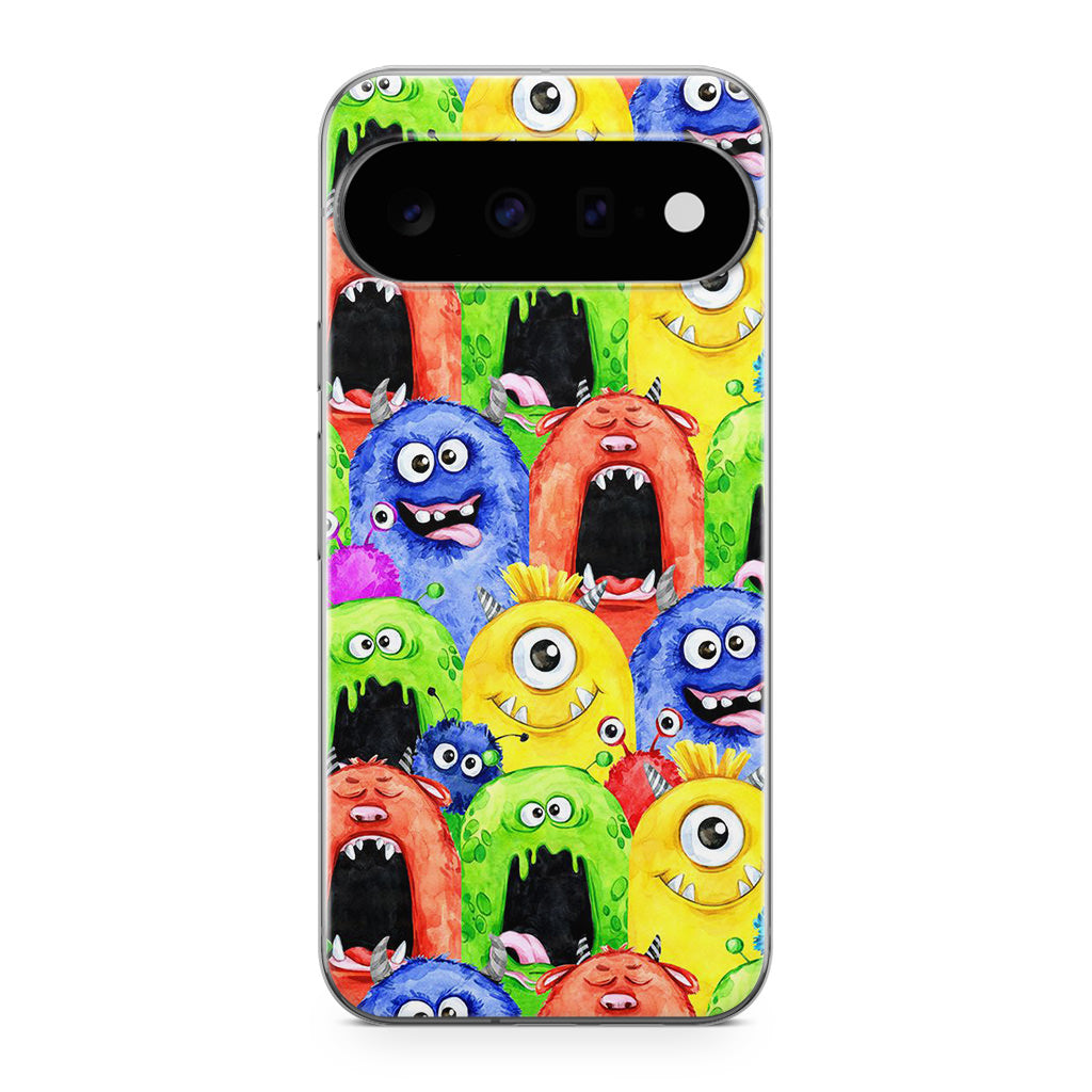 Monster Watercolor Art Google Pixel 11 Case