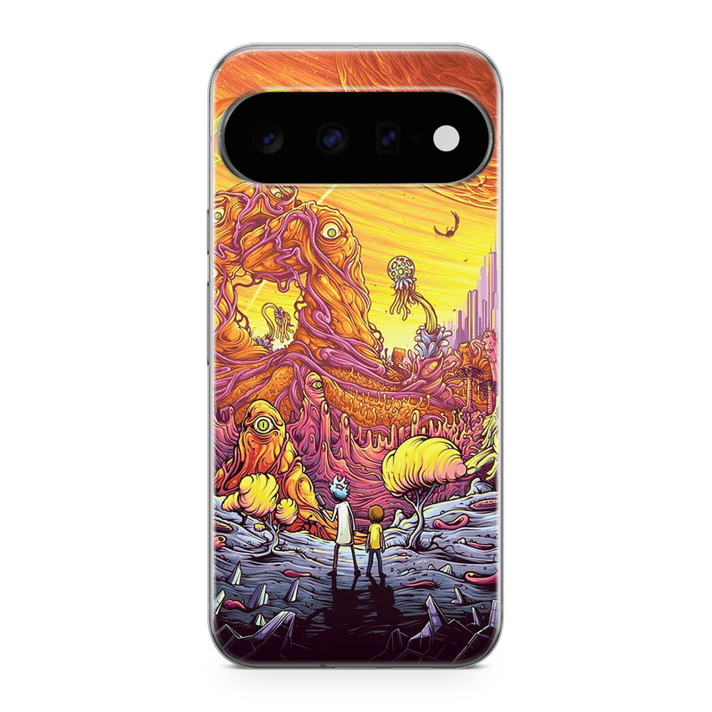 Rick And Morty Alien Planet Google Pixel 11 Case