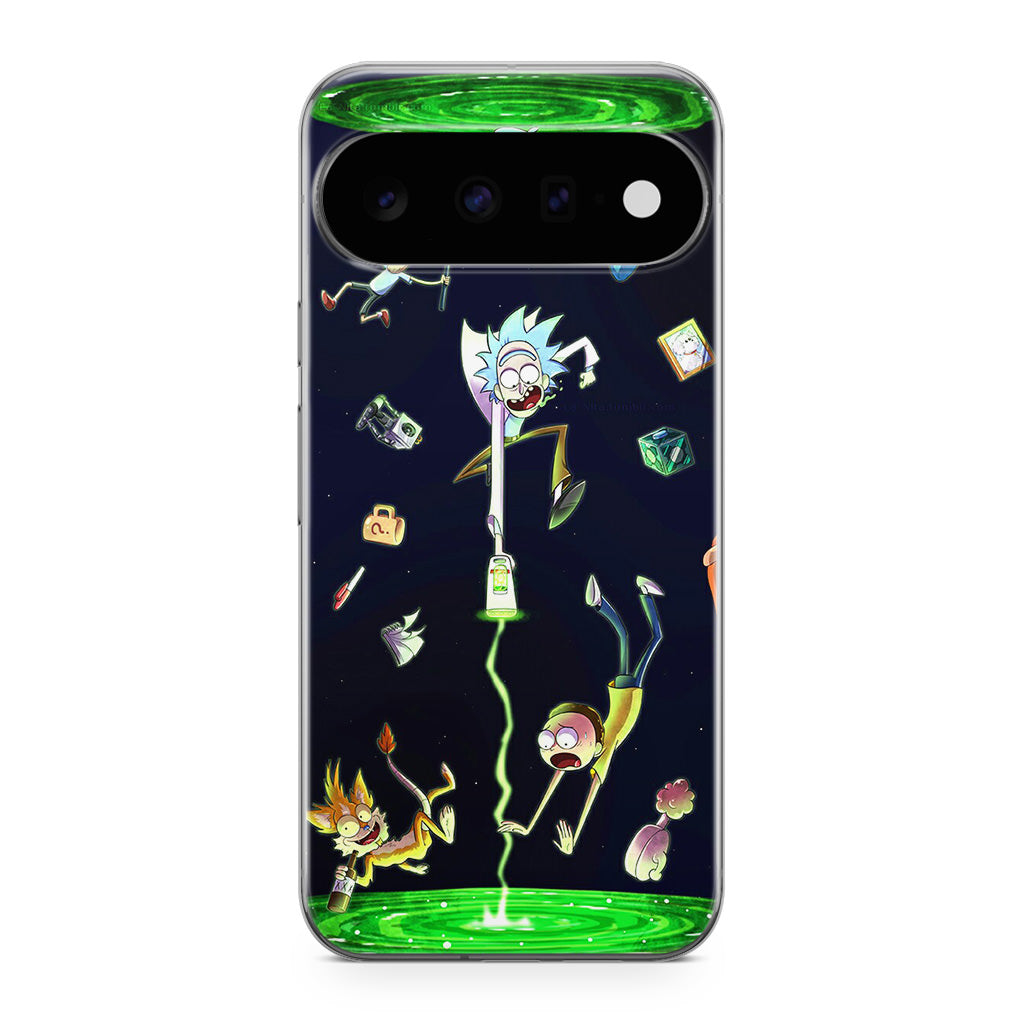 Rick And Morty Portal Fall Google Pixel 11 Case