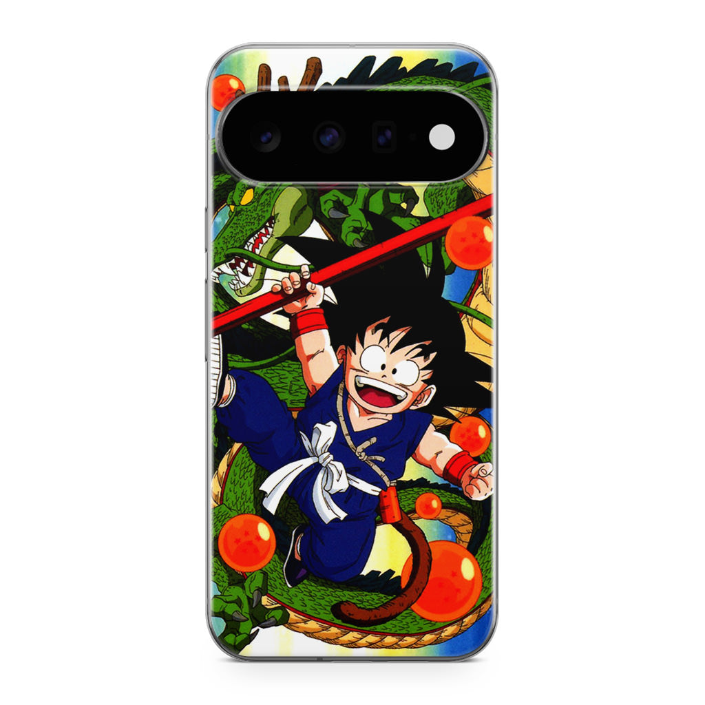 Shenlong And Little Goku Dragon Ball Google Pixel 11 Case