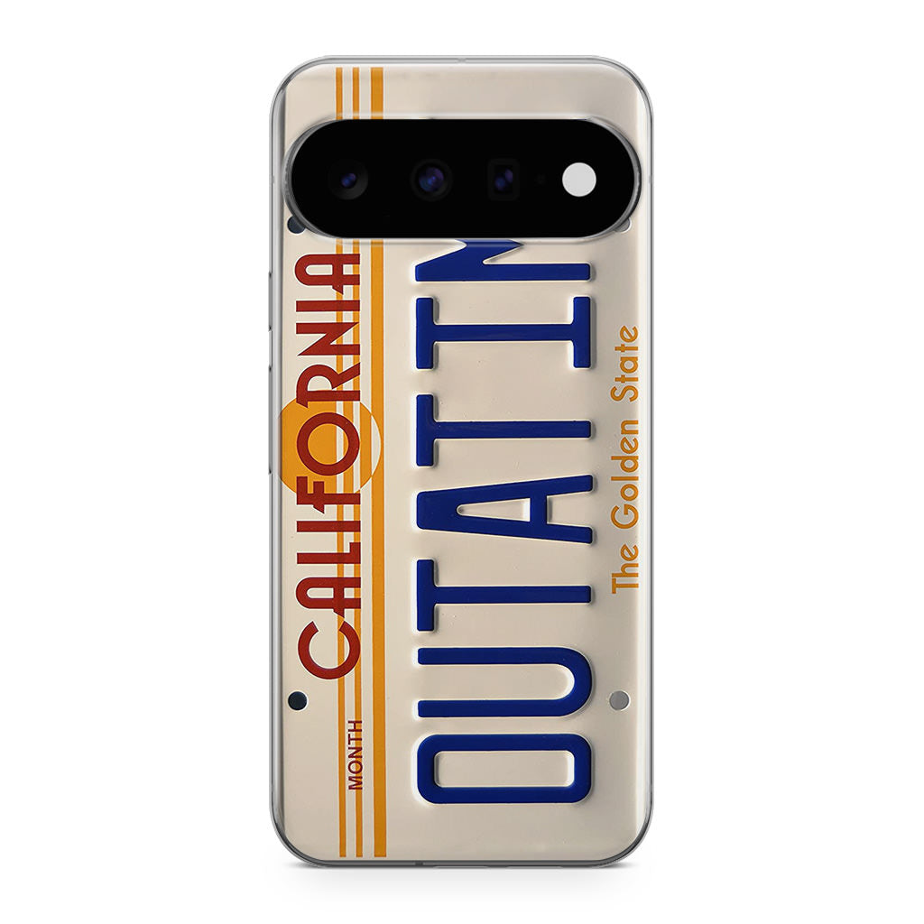 Back to the Future License Plate Outatime Google Pixel 11 Case