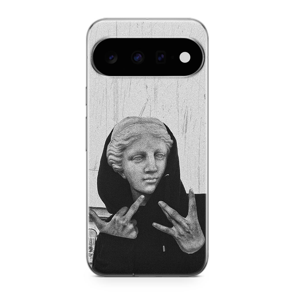 Greek Statue Wearing Hoodie Google Pixel 11 Case
