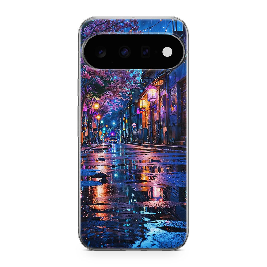 Midnight Sakura Glow Google Pixel 11 Case