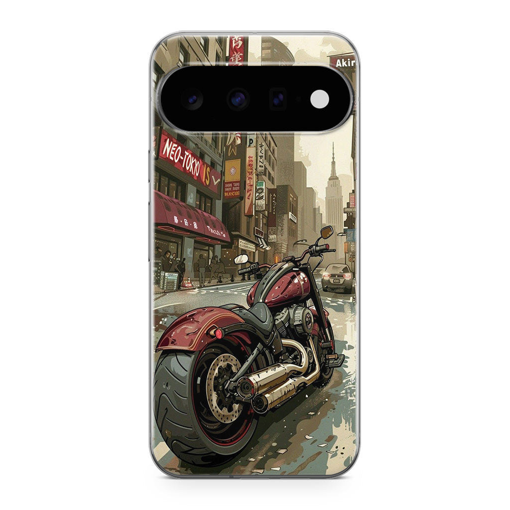 Motorcycle In Tokyo Streets Google Pixel 11 Case