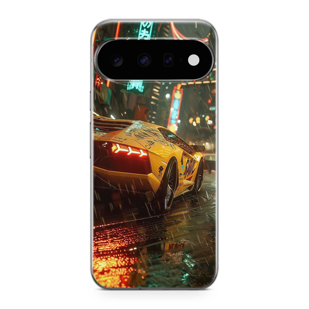Night Drift Thunder Neon Streets Google Pixel 11 Case