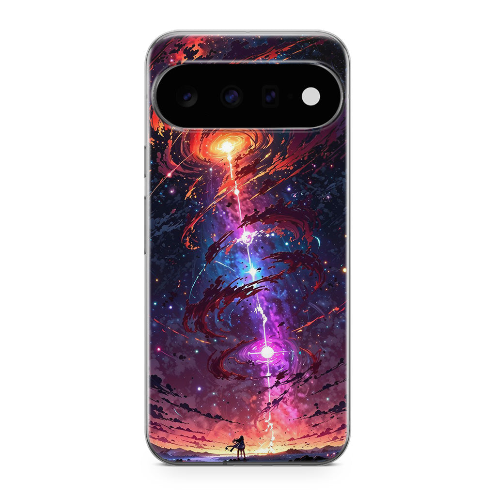Stargazer at the Axis of Creation Google Pixel 11 Case