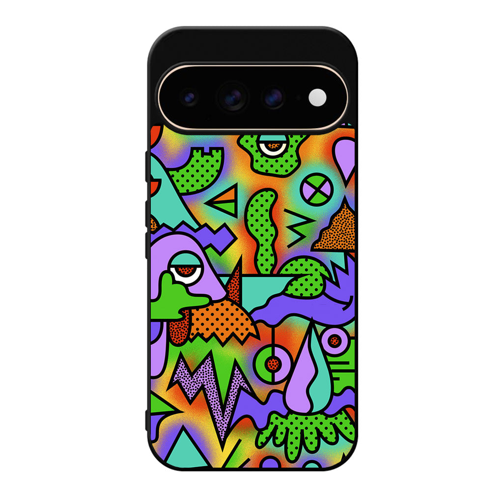 Abstract Colorful Doodle Art Google Pixel 11 Pro / Pixel 11 Pro XL Case