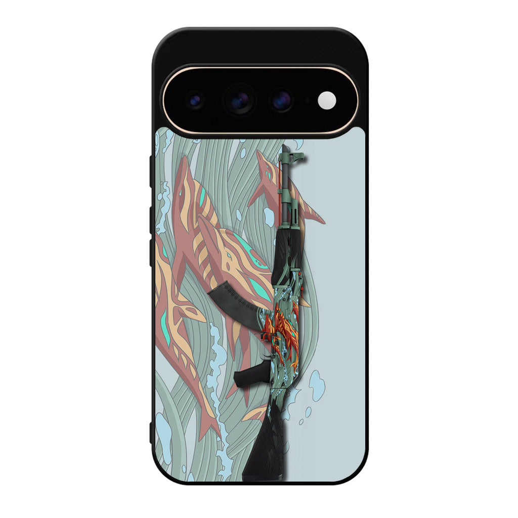 AK-47 Aquamarine Revenge Google Pixel 11 Pro / Pixel 11 Pro XL Case