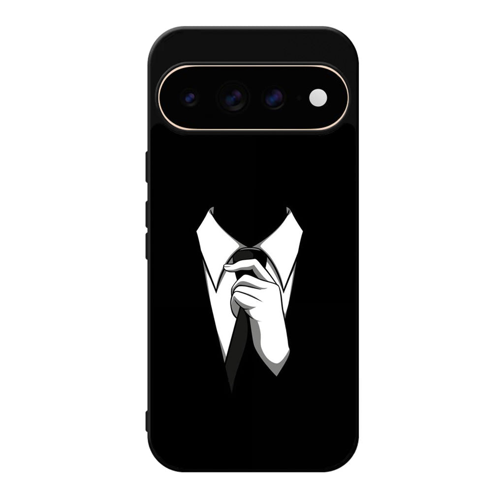 Anonymous Black White Tie Google Pixel 11 Pro / Pixel 11 Pro XL Case