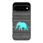 Aztec Elephant Turquoise Google Pixel 11 Pro / Pixel 11 Pro XL Case