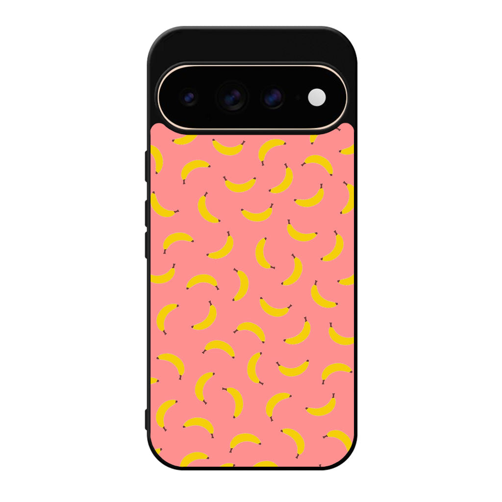 Bananas Fruit Pattern Pink Google Pixel 11 Pro / Pixel 11 Pro XL Case