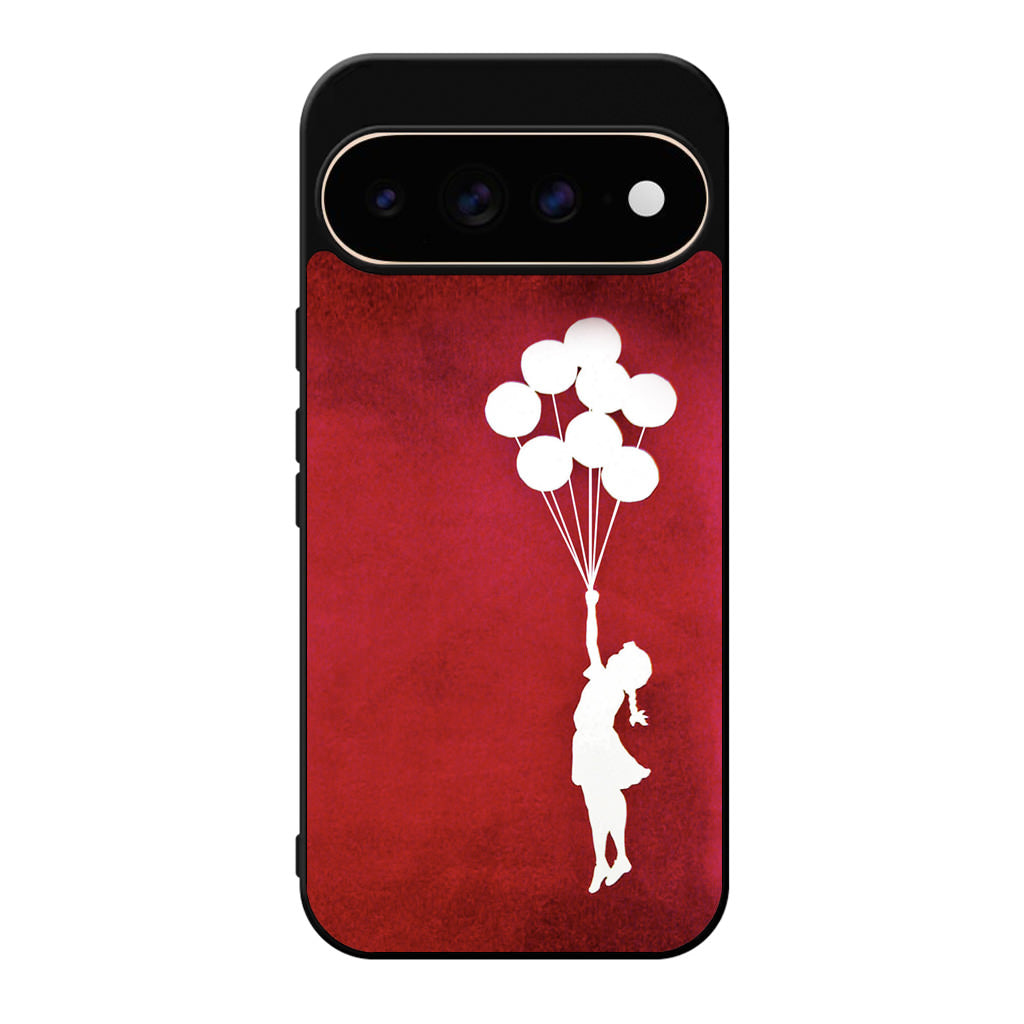 Banksy Girl With Balloons Red Google Pixel 11 Pro / Pixel 11 Pro XL Case
