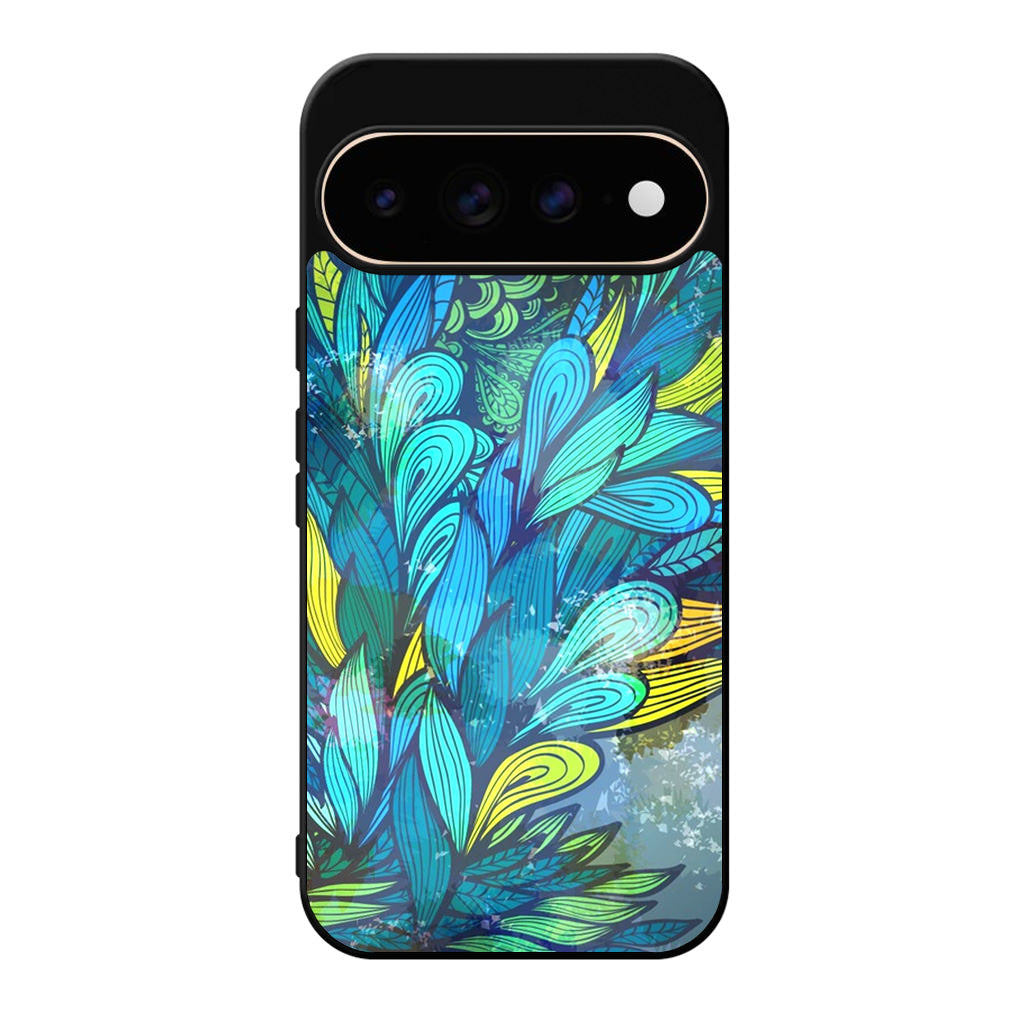 Colorful Art in Blue Google Pixel 11 Pro / Pixel 11 Pro XL Case