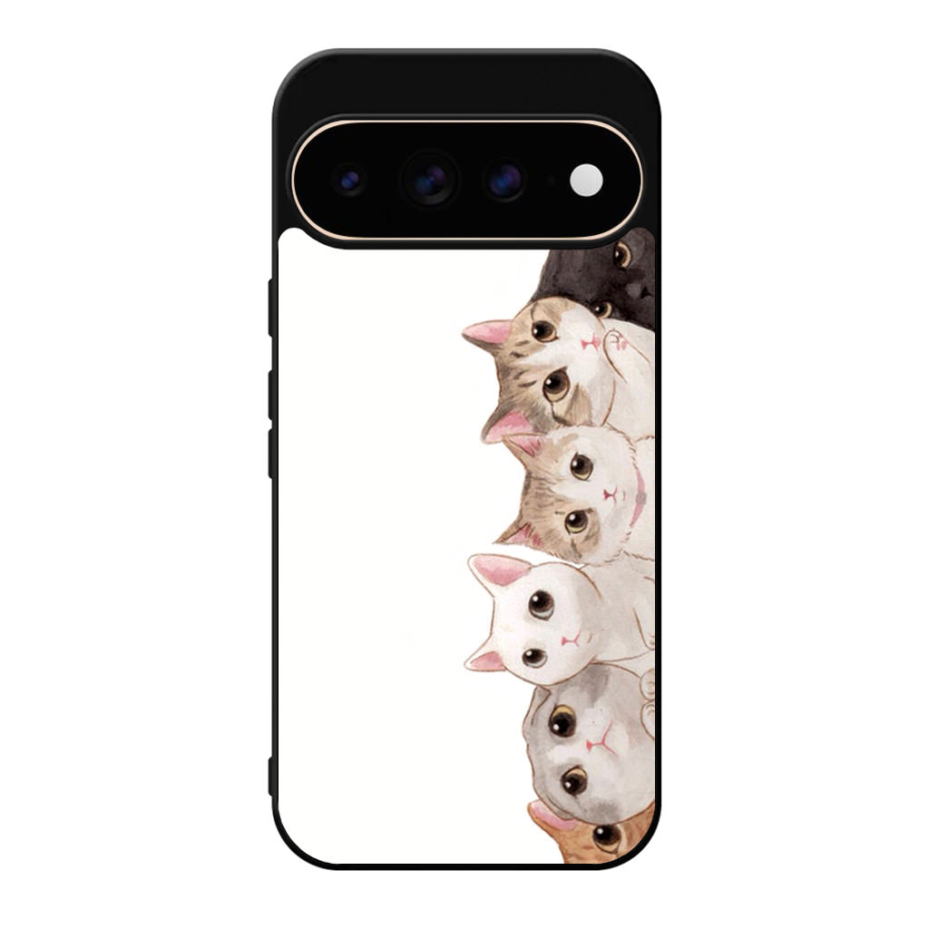 Cute Cats Vertical Google Pixel 11 Pro / Pixel 11 Pro XL Case