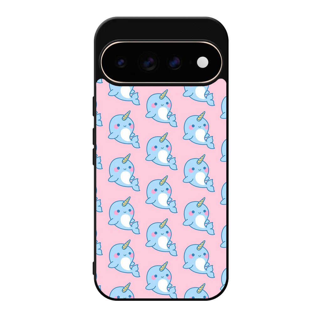 Horned Whales Pattern Google Pixel 11 Pro / Pixel 11 Pro XL Case