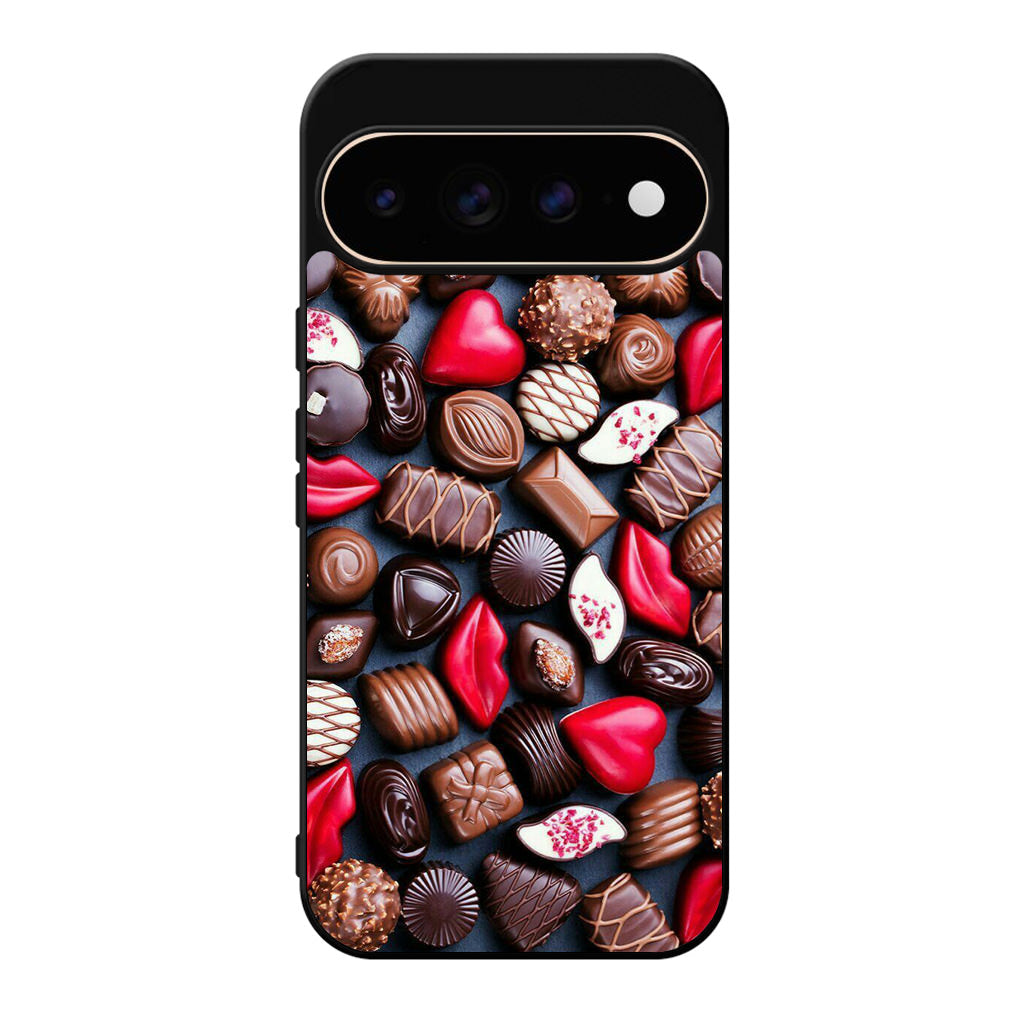 I Love Choco Pattern Google Pixel 11 Pro / Pixel 11 Pro XL Case